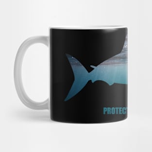 Protect Wildlife - Nature - Shark Silhouette Mug